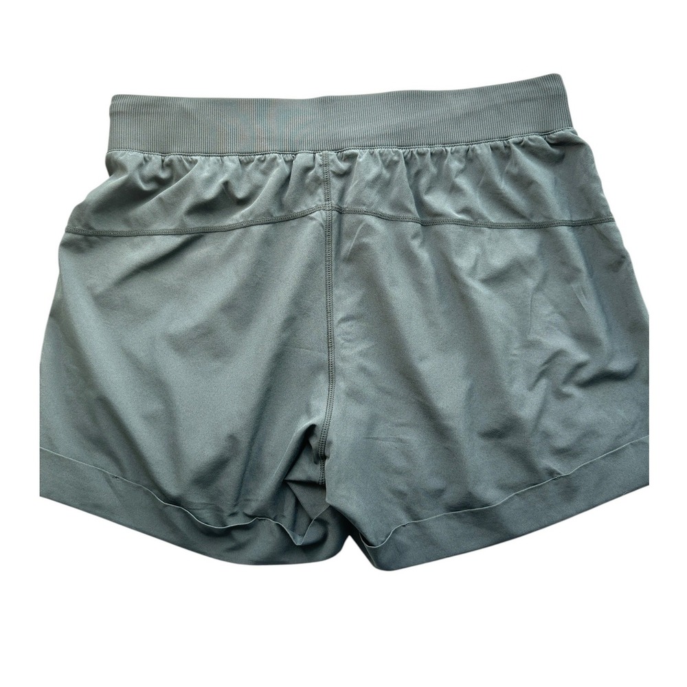 Zella Green Athletic Lounge Running Shorts Stretch Activewear Women Medium - Picture 7 of 12